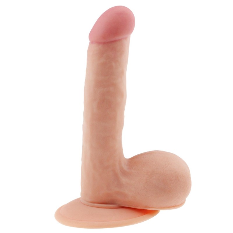 Dildo realistyczne z przyssawką żylaste 18 cm